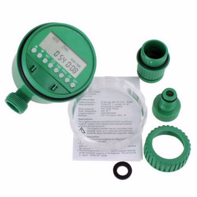Tưới nhỏ giọt tự động - Bộ KIT 20 béc kèm van nước hẹn giờ