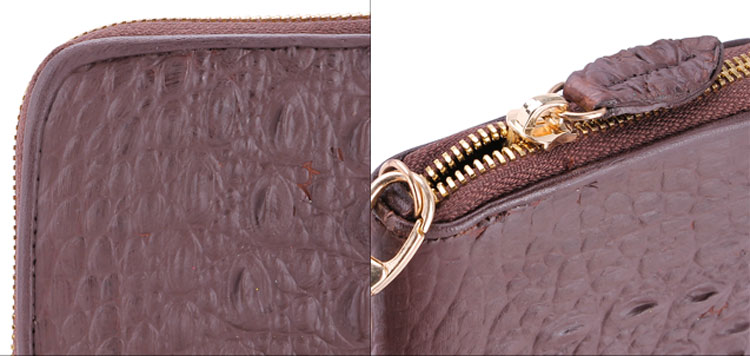 Ví Nữ Huy Hoàng HT3248 (10.5 x 19 cm) - Nâu Đất