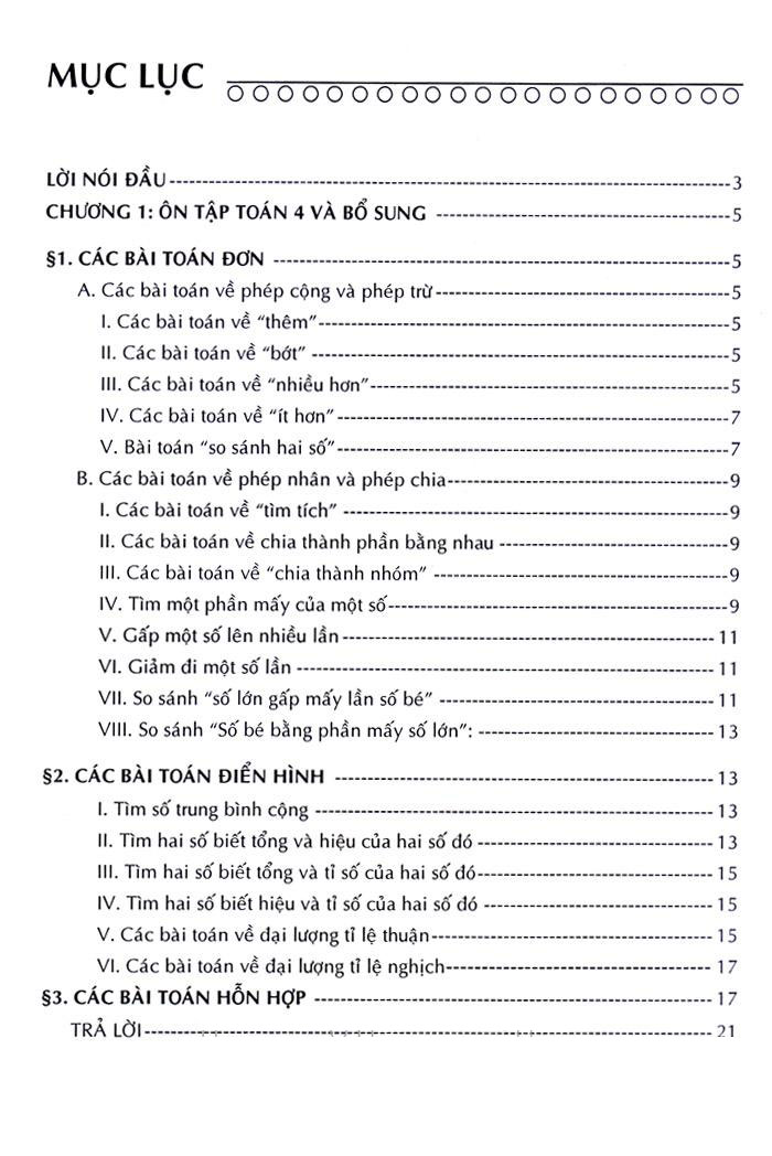 Toán Đố Lớp 5 - Word Problems Primary Maths 5 (Tái Bản)