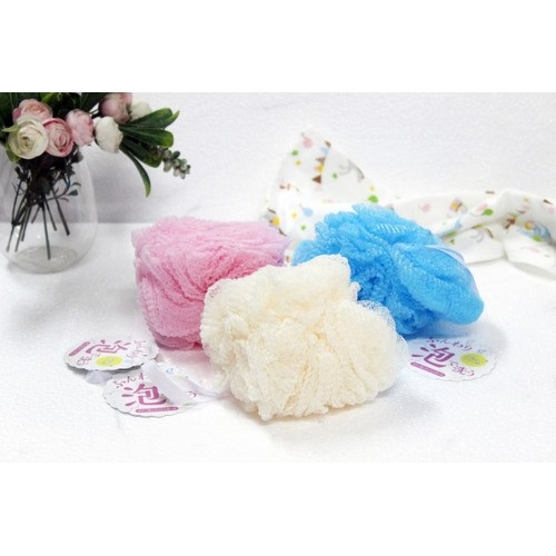 Bông tắm sợi nilon cao cấp tạo bọt - Nội địa Nhật