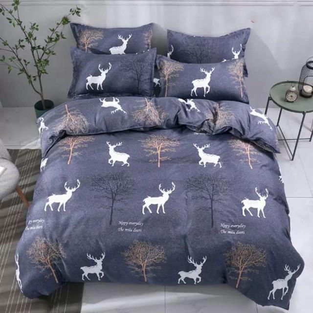 COMBO 2 BỘ GA GỐI MẪU VỊT HỒNG DỄ THƯƠNG