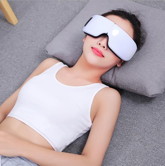 Máy Massage mắt - Eye massager 6S công nghệ nhiệt hồng ngoại, có tích hợp Bluetooth nghe nhạc thư giãn.