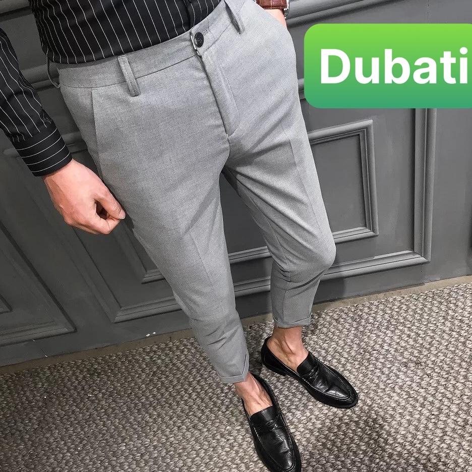 QUẦN TÂY NAM - QUẦN ÂU NAM DÁNG ÔM BODY CÔNG SỞ CHẤT VẢI MỀM CO GIÃN- DUBATI FASHION