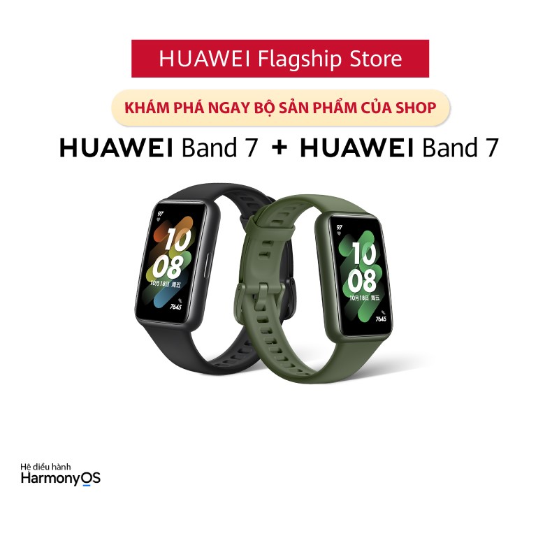 Bộ Sản Phẩm (Vòng đeo tay HUAWEI Band 7 + Vòng đeo tay HUAWEI Band 7) | Hàng Chính Hãng