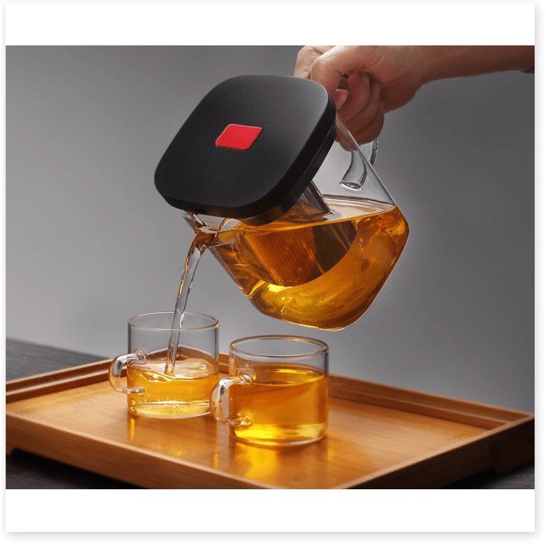 Bình pha trà thỏi lọc Borosilicate phong cách Nhật Bản cao cấp