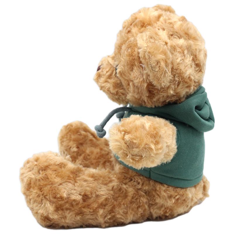 Thú Bông Gấu Teddy Nâu Nhạt 40 cm - ZooZoo 40240 - Mặc Áo Hoodie Super Bear