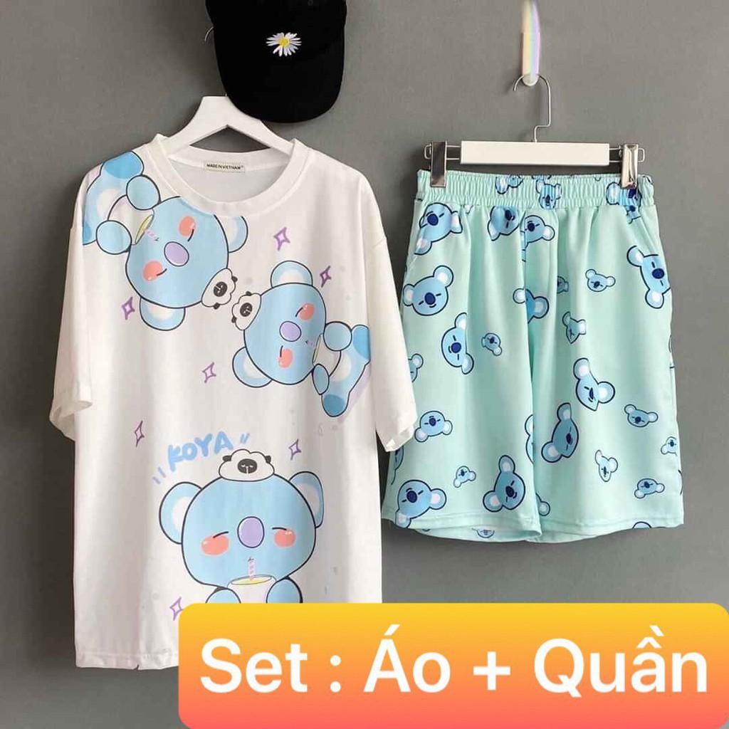 Set Áo kèm Quần hình thú xinh MASL050620