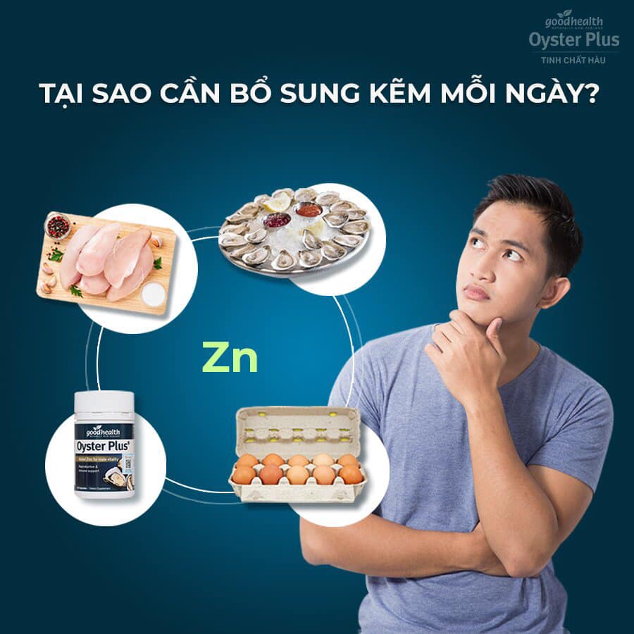 Tinh chất hàu tăng cường sinh lý nam Goodhealth Oyster Plus New Zealand giúp tăng sinh lực, tăng sức khỏe sinh sản, tăng sức đề kháng-OZ Slim Store