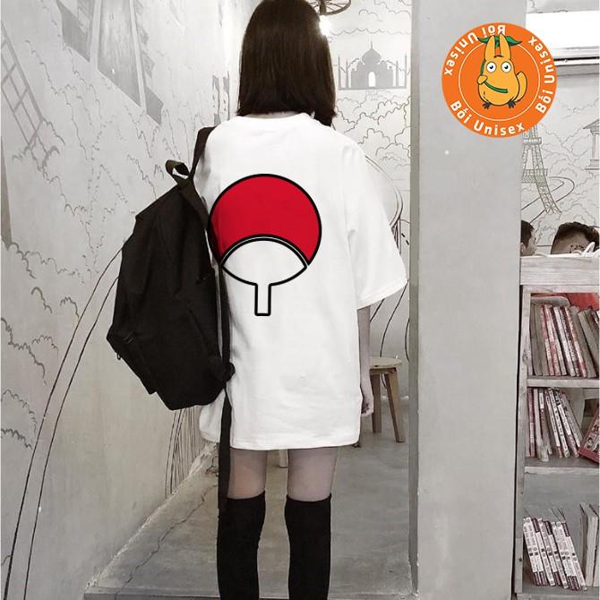 Áo Thun Tay Lỡ Nam Nữ Gia Tộc UCHIHA Bối Unisex
