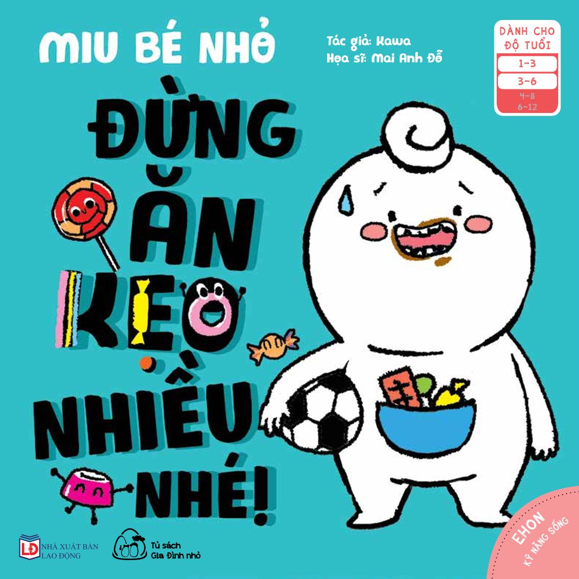 Sách bộ- 08 cuốn - Ehon kĩ năng sống - Miu Bé Nhỏ (P2)