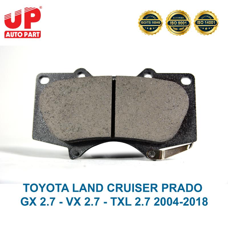 Má phanh bố thắng đĩa trước TOYOTA LAND CRUISER PRADO GX 2.7 - VX 2.7 - TXL 2.7 2004-2018