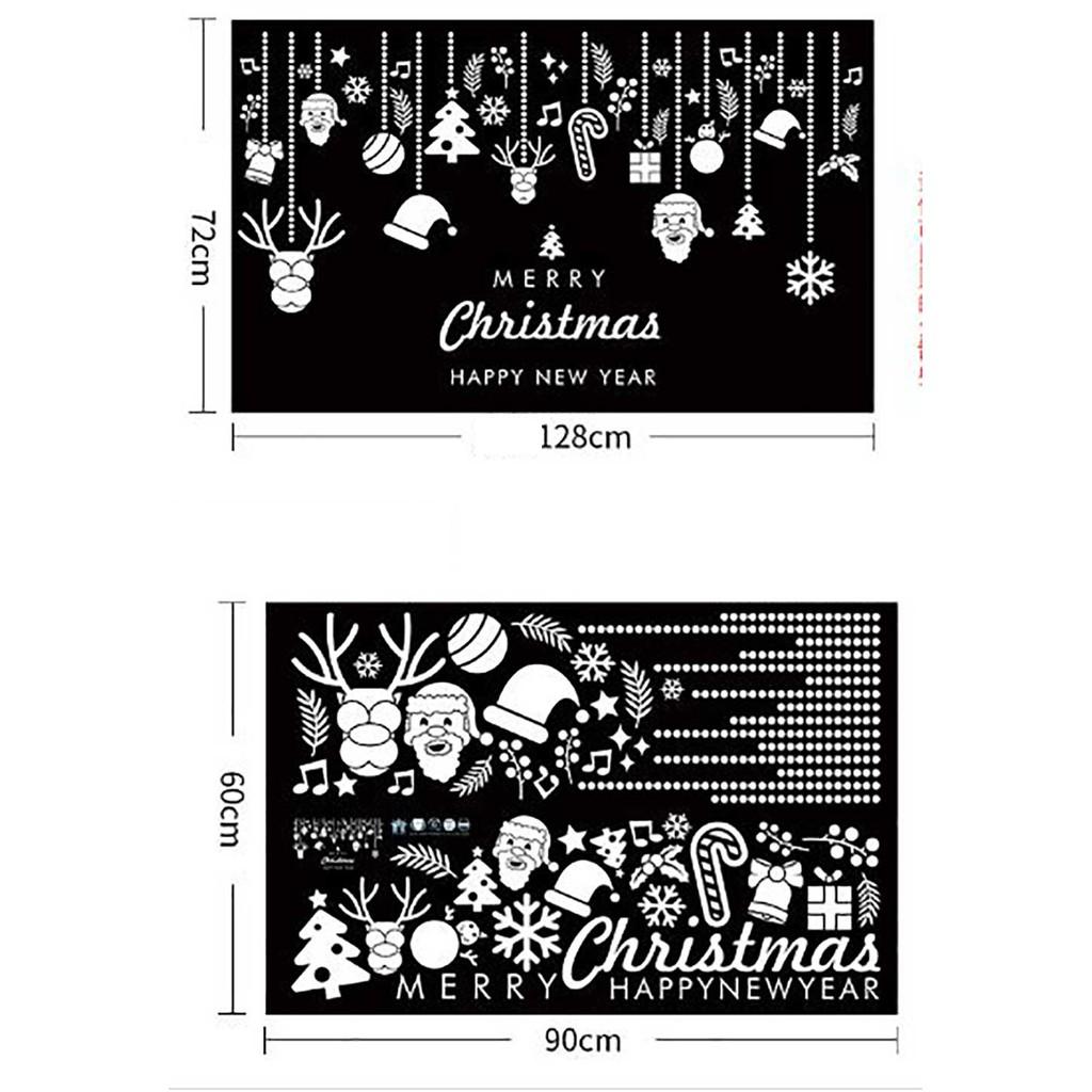 DECAL TRANG TRÍ NOEL 2 MẶT 2021 SỐ 2