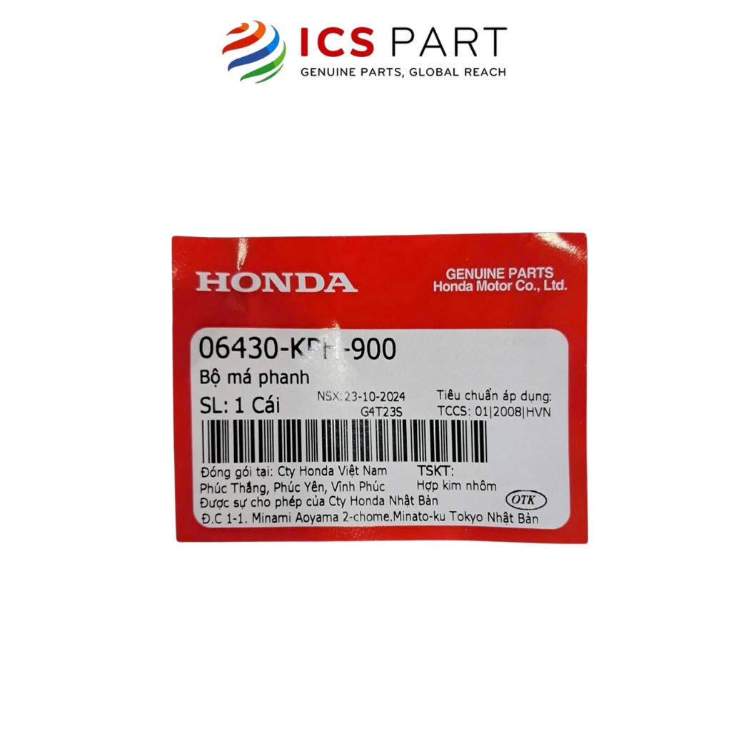 Bộ Má Phanh HONDA Các Dòng Xe Số - Lò Xo Thẳng KPH (06430KPH900)