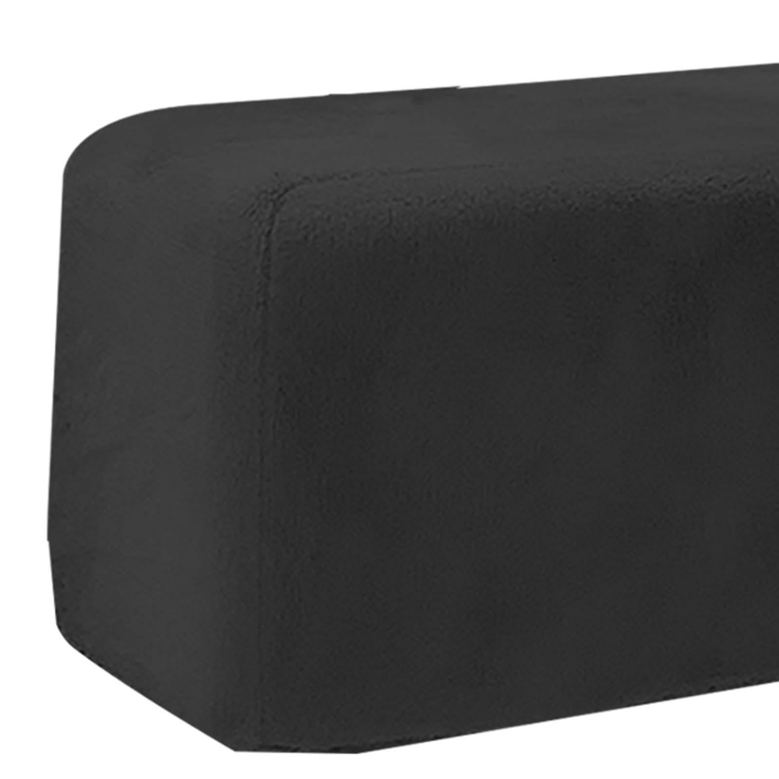 Pair Arm rest Cushion Removable Thick Anti Slip for Gaming Chair Black