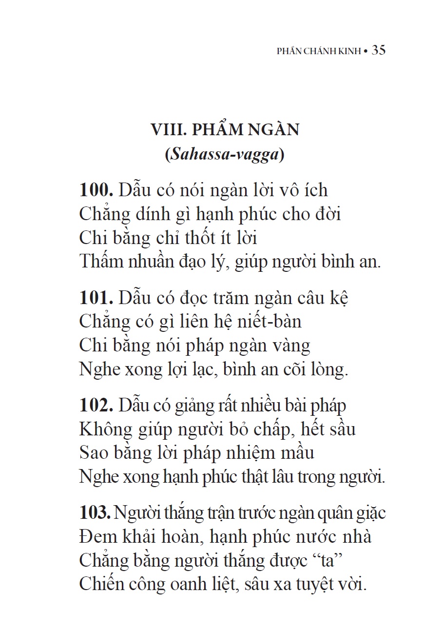 423 Lời Vàng của Phật  Kinh Pháp Cú (Dhammapada)