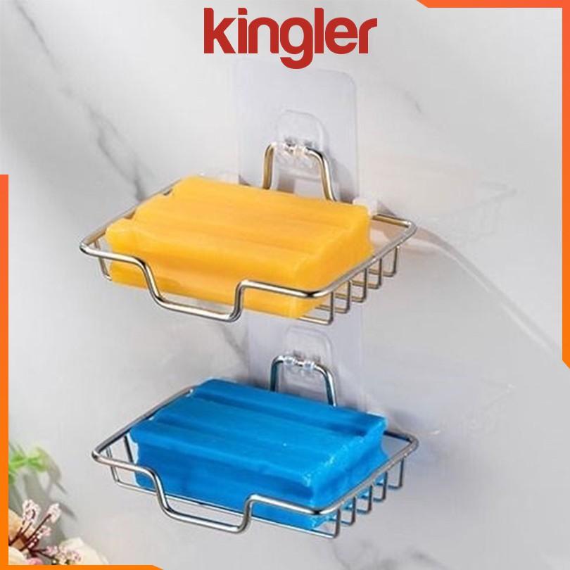 Giá Inox Để Xà Bông Dán Tường Phòng Tắm Hiện Đại , Kệ Để Đồ Đa Năng, Kệ Inox Để Đồ Nhà Tắm, Sạch Sẽ, Tiện Dụng. Kingler 4039