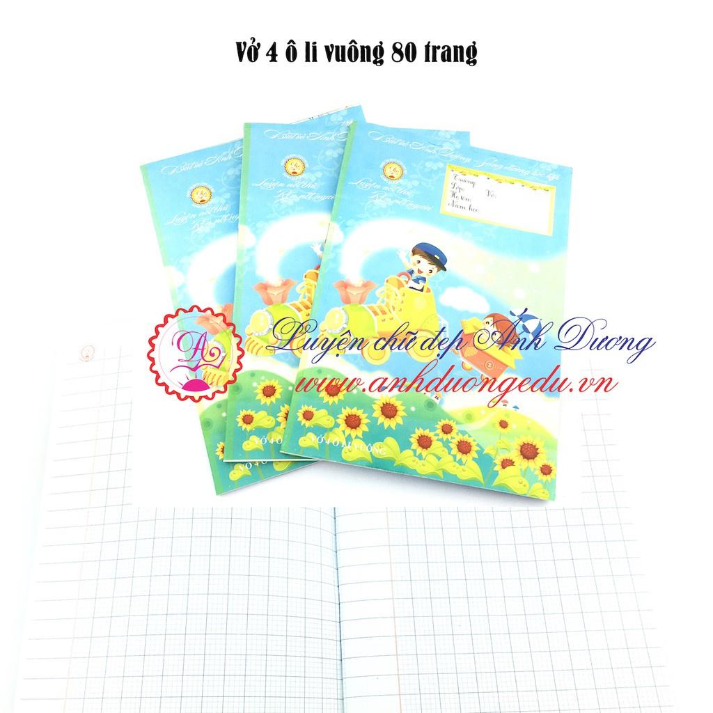 Vở 4 ô li đứng 80 trang thầy Ánh - Ánh Dương