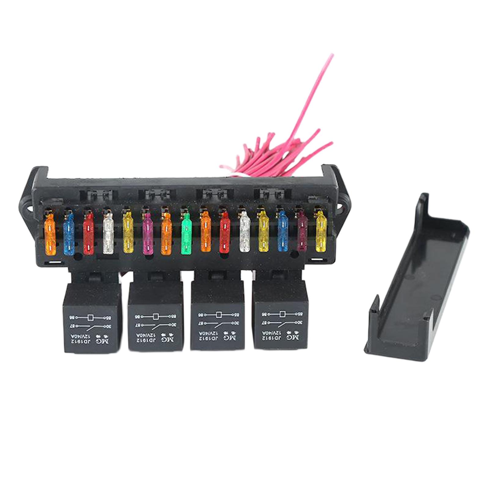 2x 15 Way Fuse Block Fuse Box Holder,  Fuse Block