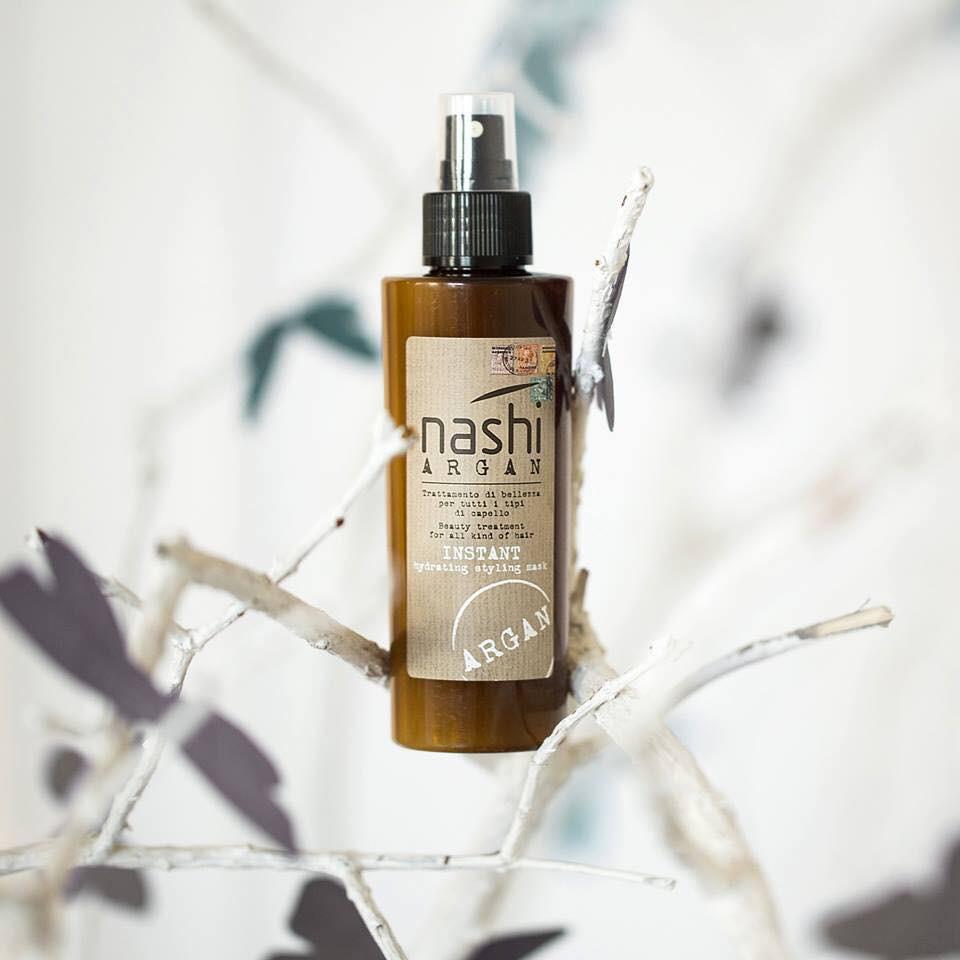 [+Tặng mũ trùm] XỊT DƯỠNG XẢ KHÔ DƯỠNG ẨM SUÔN MƯỢT TÓC NASHI ARGAN INSTANT LEAVE IN CONDITIONER Ý 150ML