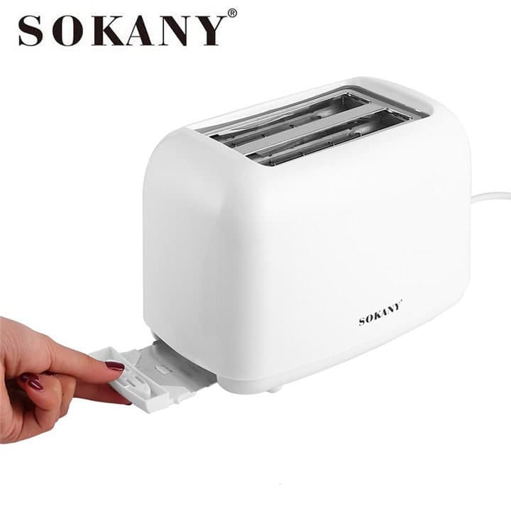 Máy Nướng Bánh Mì 2 Ngăn , máy nướng bánh mì sandwich- sokany-700w Hàng chính hãng