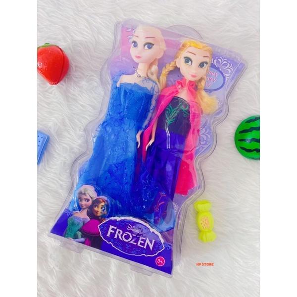 ️Hộp Bộ 2 Búp Bê Công Chúa Elsa, Anna Frozen Có 11 Khớp Nối Siêu Xinh Xắn Đồ Chơi Bé Gái