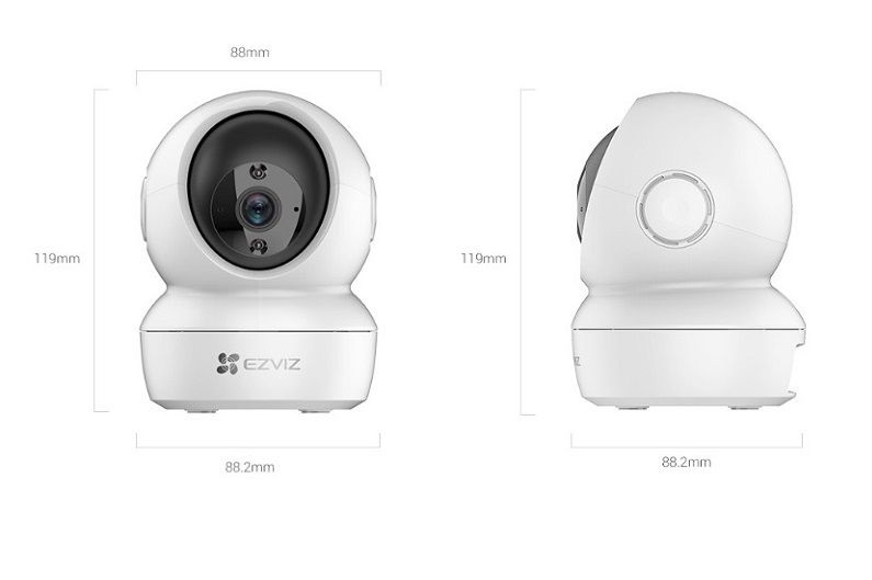 Camera Ezviz C6C (CV246 1080P) + Tặng thẻ nhớ Hikvision 32GB - Hàng Chính Hãng