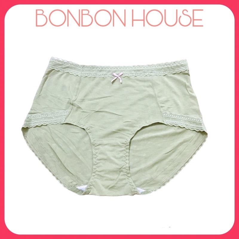 Quần Lót Thun Cotton Big Size Cạp Cao Phối Ren