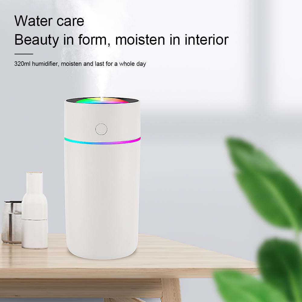 Mini Máy Tạo Độ Ẩm Không Khí Xe Ô Tô Hương Humidificador Nhiều Màu Sắc Cốc Thơm Nước Khuếch Tán Ánh Sáng Đèn LED Siêu Âm Thanh USB Thoáng Mát Phun Sương Tạo Phun Sương Tạo Ẩm Hình Ếch Con