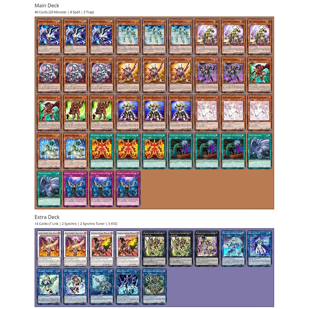 Bài Yugioh ️️ Thẻ bài Yugioh Matchmech deck 54 lá