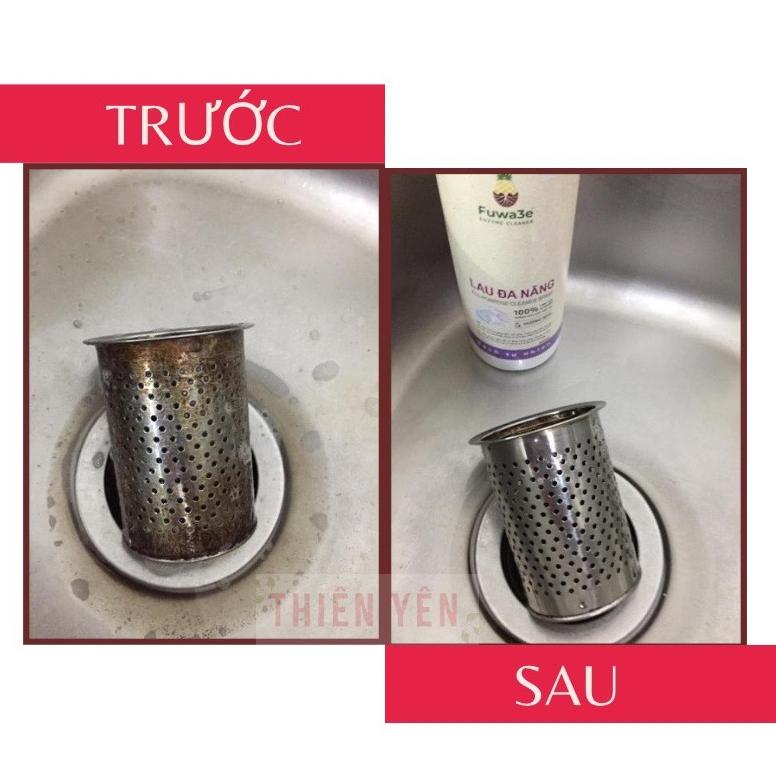[ Bình xịt tẩy lau đa năng Fuwa3e 500ml an toàn cho da ] xịt lau bếp kính tủ lạnh bàn ăn hương nhu