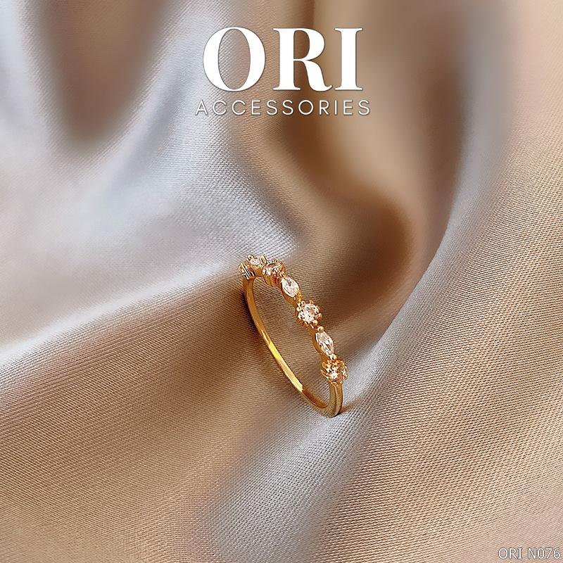 Nhẫn nữ Freesize đính đá Sherwin sang trọng ORI ACCESSORIES N076