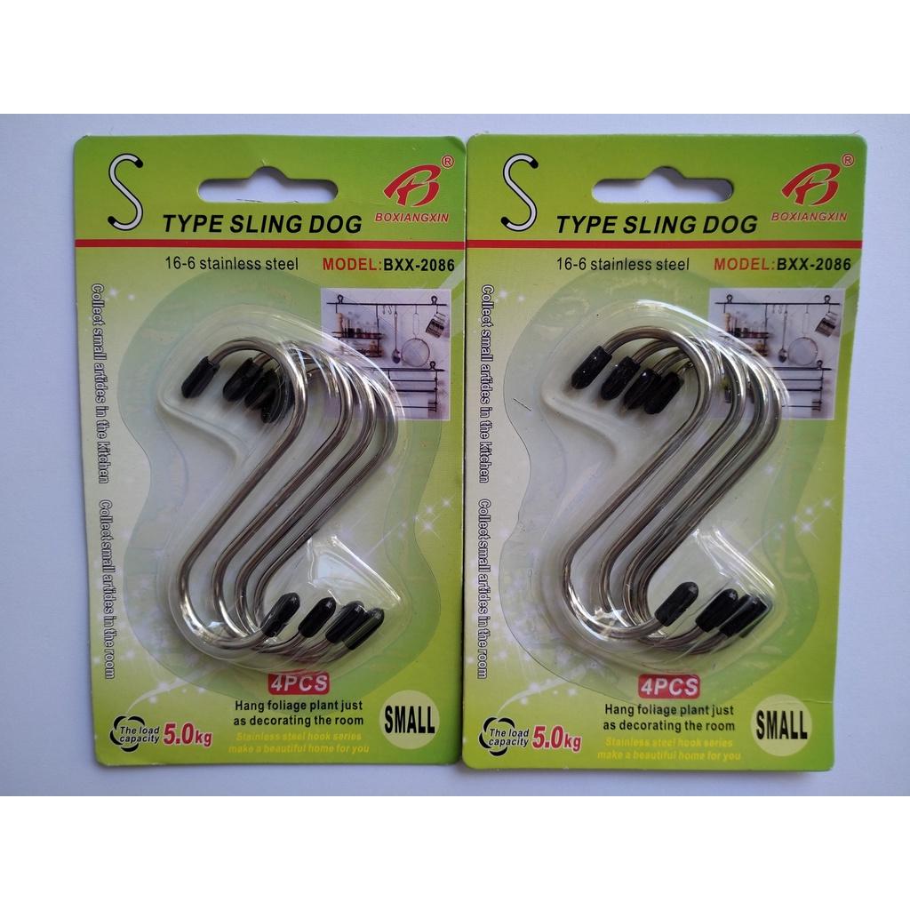 COMBO 08 Móc treo inox chữ S tiện dụng