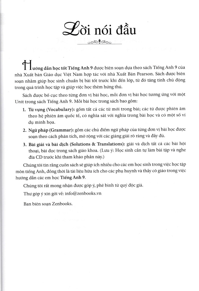 Hướng Dẫn Học Tốt Tiếng Anh Lớp 9 - Theo Chương Trình Mới Của Bộ GD Và Đào Tạo