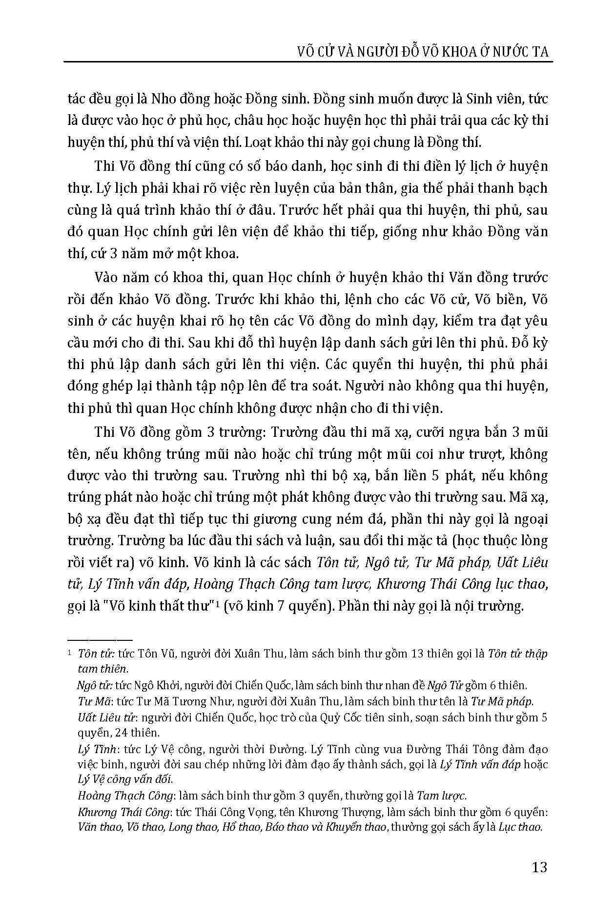 Võ Cử Và Người Đỗ Võ Khoa Ở Nước Ta