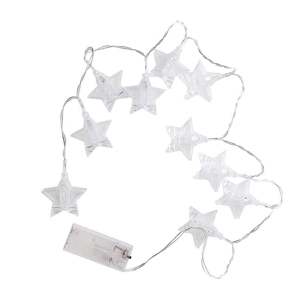 BZ756 10 LED Battery Star Photo Clips for Decorative Lamp Strings