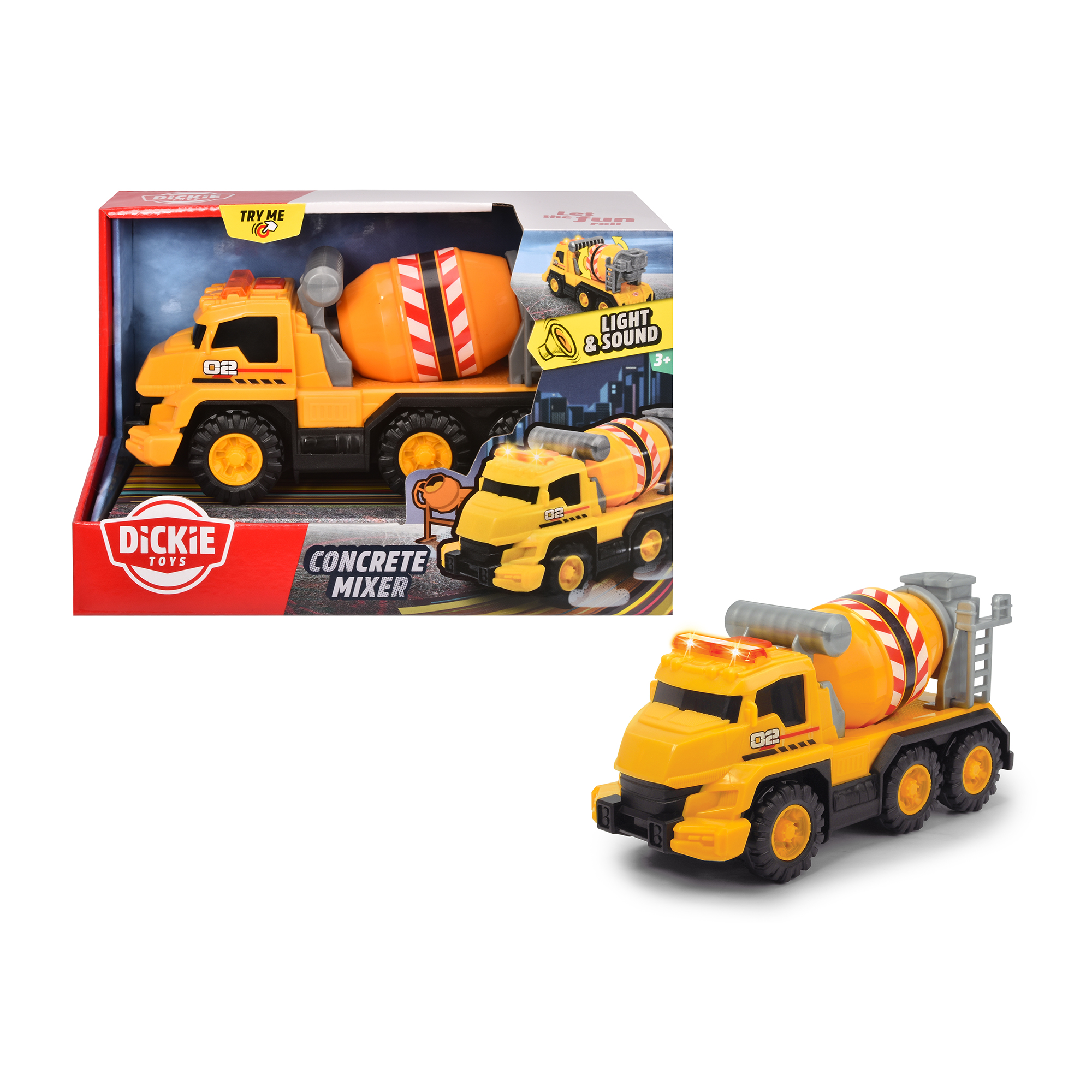 Đồ Chơi Xe Bồn Trộn Bê Tông DICKIE TOYS Concrete Mixer 203302024