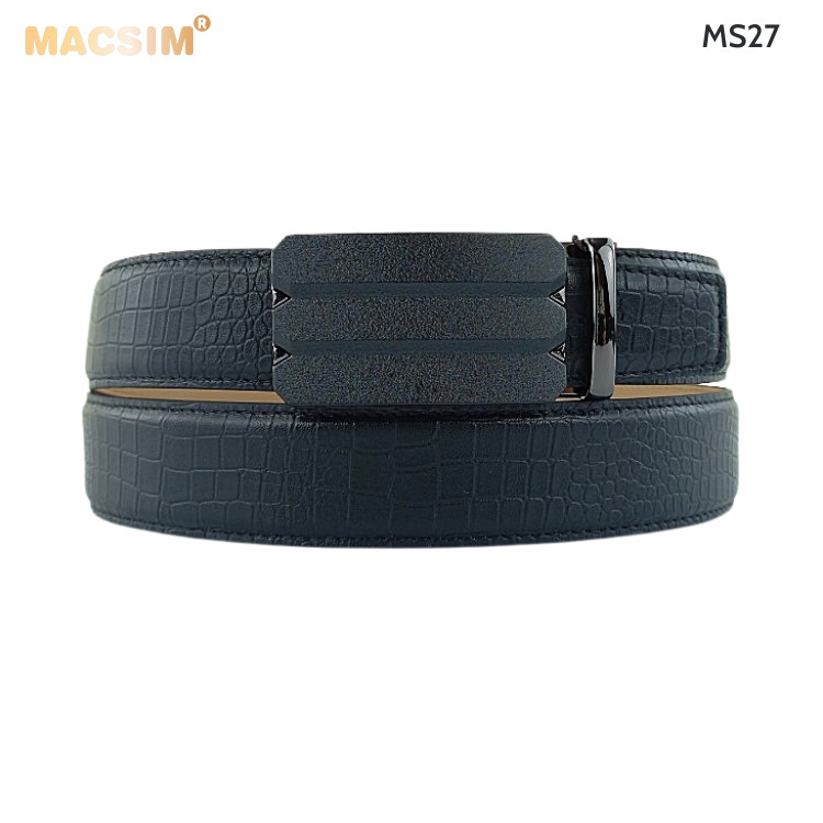 Thắt lưng nam da thật cao cấp nhãn hiệu Macsim MS27