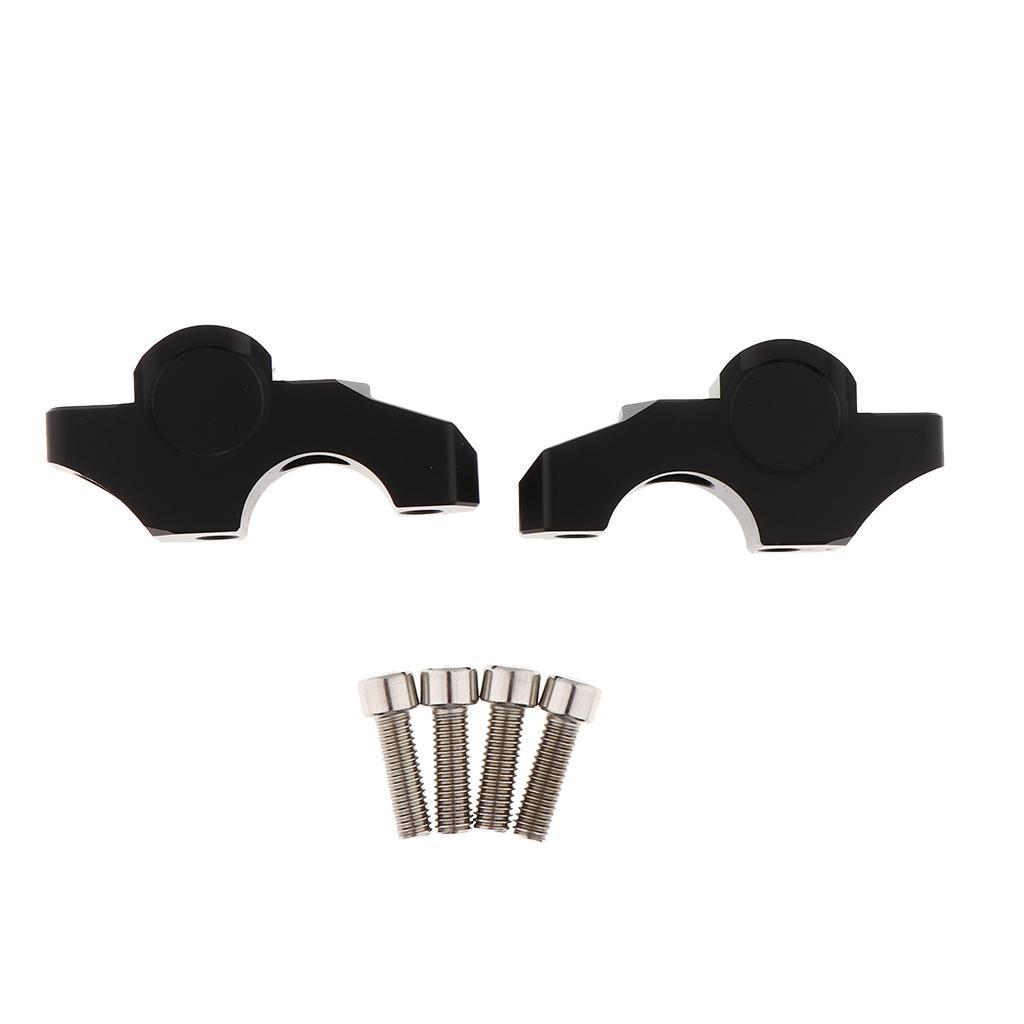 Motorcycle Handlebar Mounts Aluminum Handlebar Mount Riser Clamp Kit