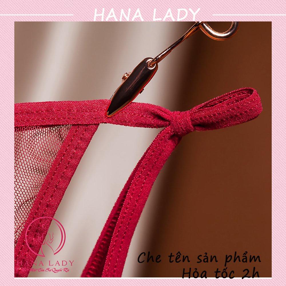 Quần lọt khe ren hở mông - Quần lót nữ sexy không đáy cột dây quyến rũ LK093