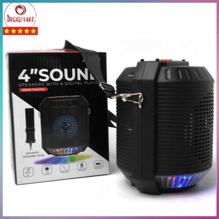 Loa Bluetooth Karaoke 4&quot;SOUND APL401 | Nhỏ Gọn, Đèn Led Nhấp Nháy Theo Nhạc | Cho Chất Lượng - Hàng chính hãng