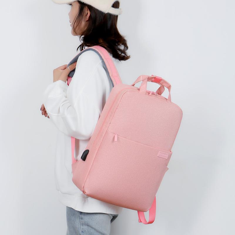 Túi Xách Đi Du Lịch Kinh Doanh Đa Chức Năng Dành Cho Nữ Ba Lô Máy Tính Xách Tay 15.6 Inch