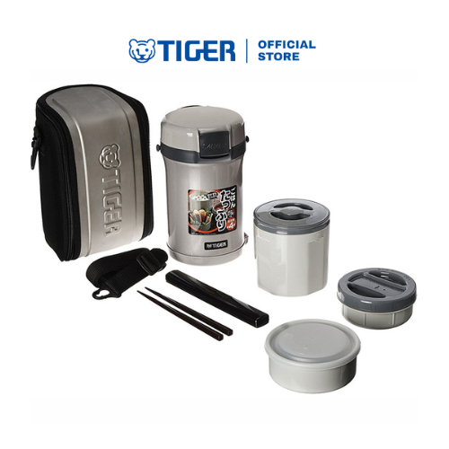 Hộp đựng cơm giữ nhiệt Tiger 3 ngăn LWU-B200 (1.41L)