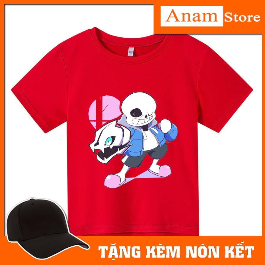 Áo thun trẻ em san, Tặng kèm nón kết, có size người lớn, Anam Store