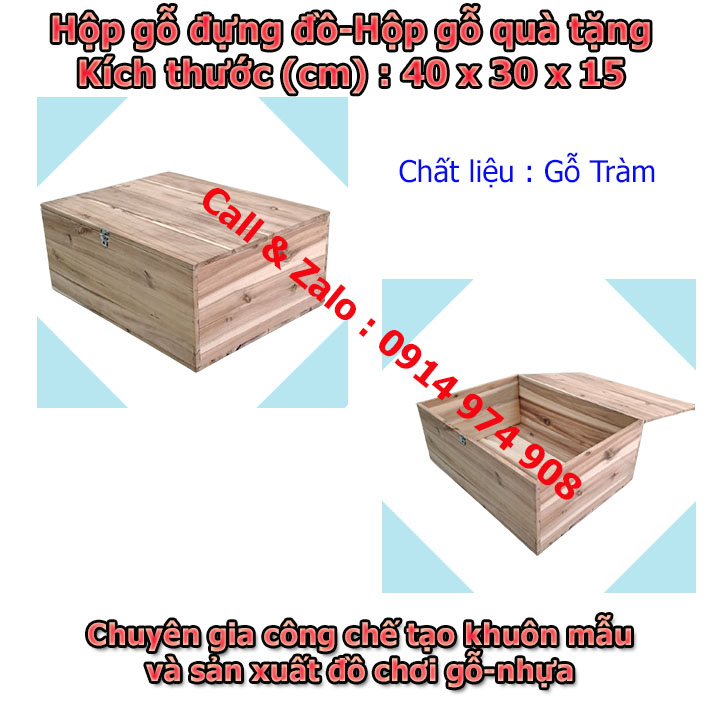 Hộp gỗ đựng đồ-Hộp gỗ quà tặng chất liệu gỗ thông/gỗ tràm