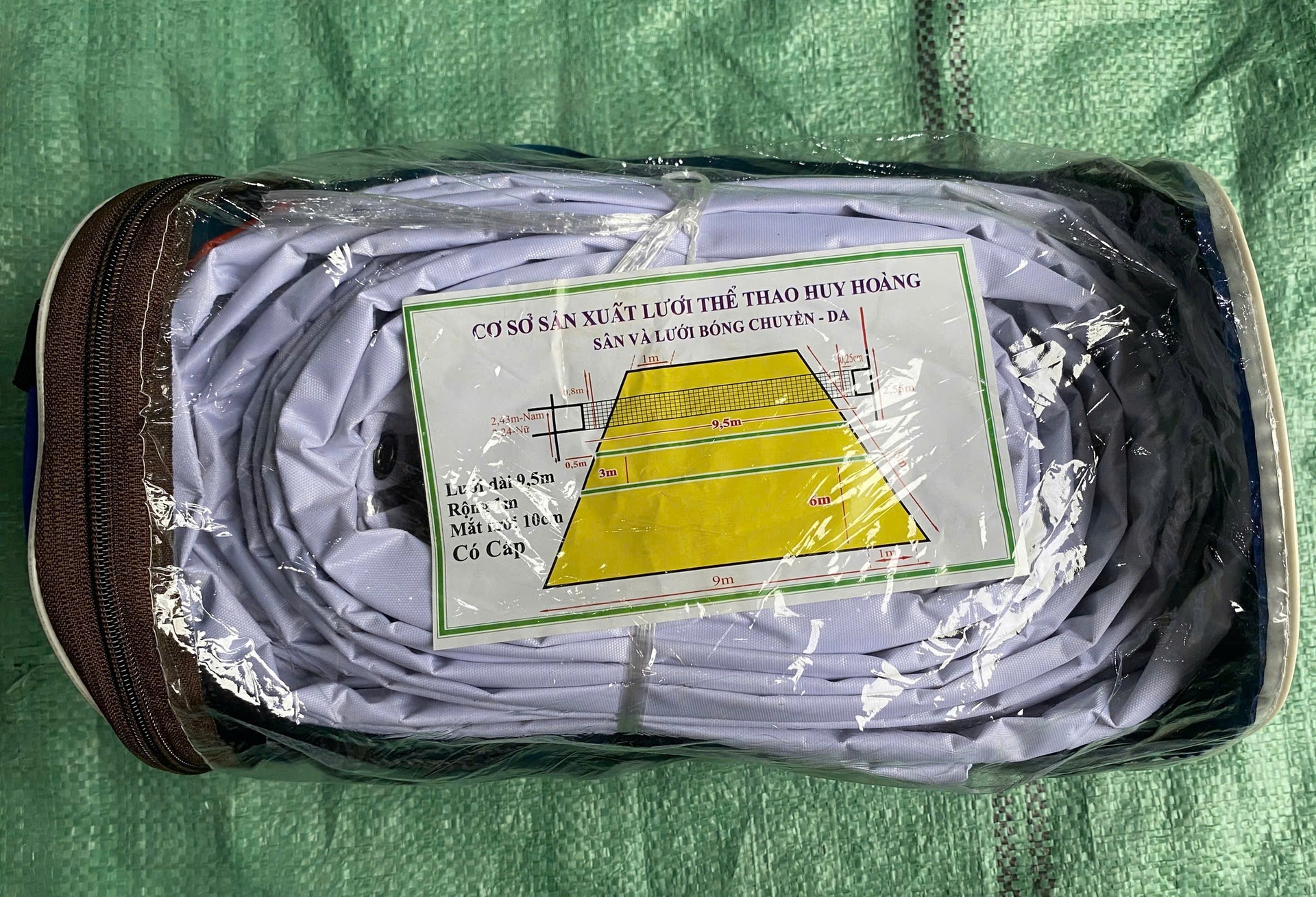 Lưới bóng chuyền hơi không cáp 1 viền
