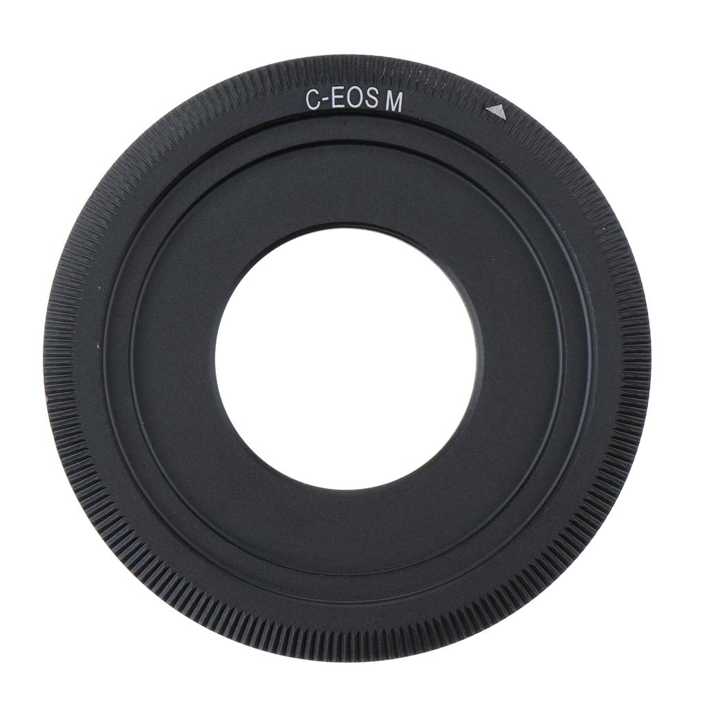 C Mount Chuyển Đổi Ống Kính Chuyển Đổi Nhẫn Cho Canon EOS M Camera Thân Lấy Nét Bằng Tay