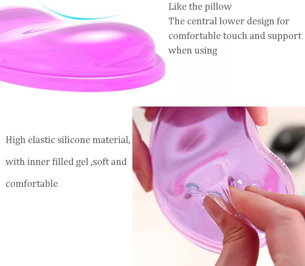 Mềm Mại Chuột Silicone Cổ Tay Miếng Lót Lạnh Tay Gối Đệm Bàn Phím Hỗ Trợ Cổ Tay, Công Thái Học