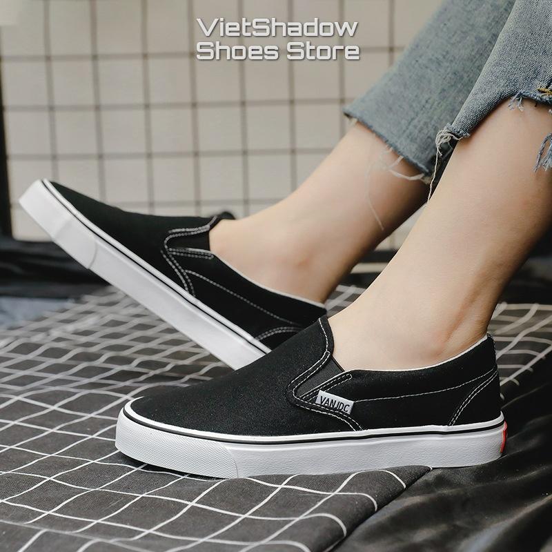 Slipon nữ - Giày lười vải nữ kiểu classic - Chất liệu vải bố thoáng khí, đế cao su mềm êm chống trơn - Mã SP 792