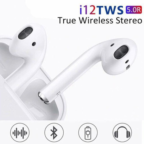 Tai nghe Bluetooth Inpods i12 - Cảm biến vân tay, chống nước, phụ kiện điện thoại HÀNG CHÍNH HÃNG SINO.