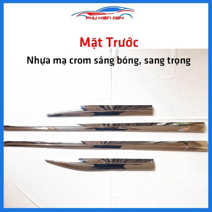 Bộ ốp nẹp sườn Camry 2019-2020-2021-2022 mạ crom trang trí làm đẹp xe